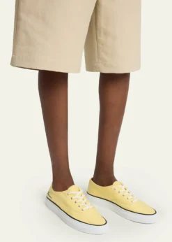JacquemusMen's Les Fefe Canvas Low-Top Sneakers