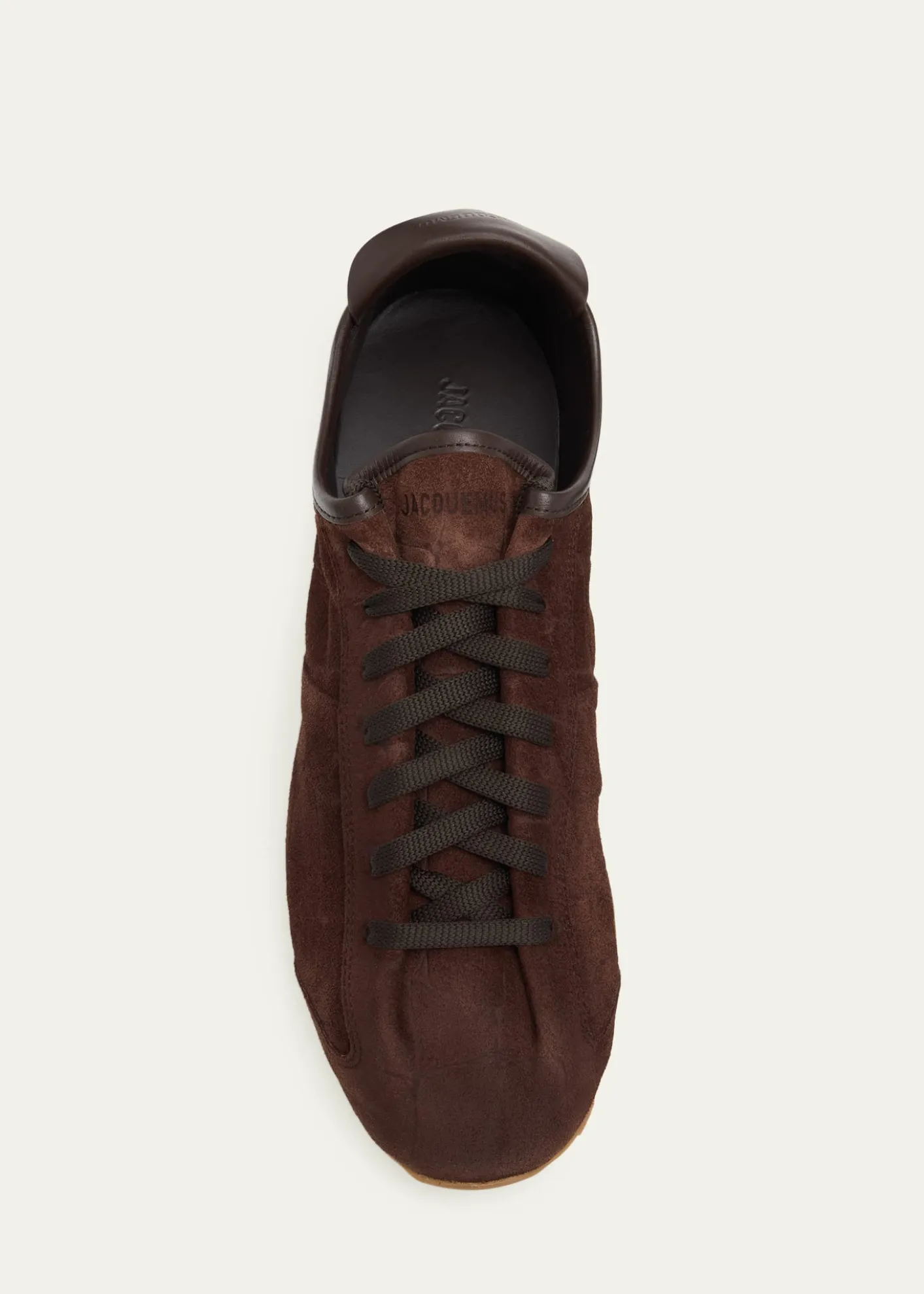 JacquemusMen's Les Tennis Croc-Embossed Suede Sneakers