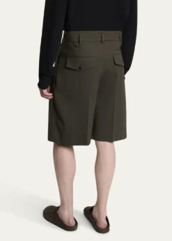 JacquemusMen's Relaxed Single-Pleated Shorts