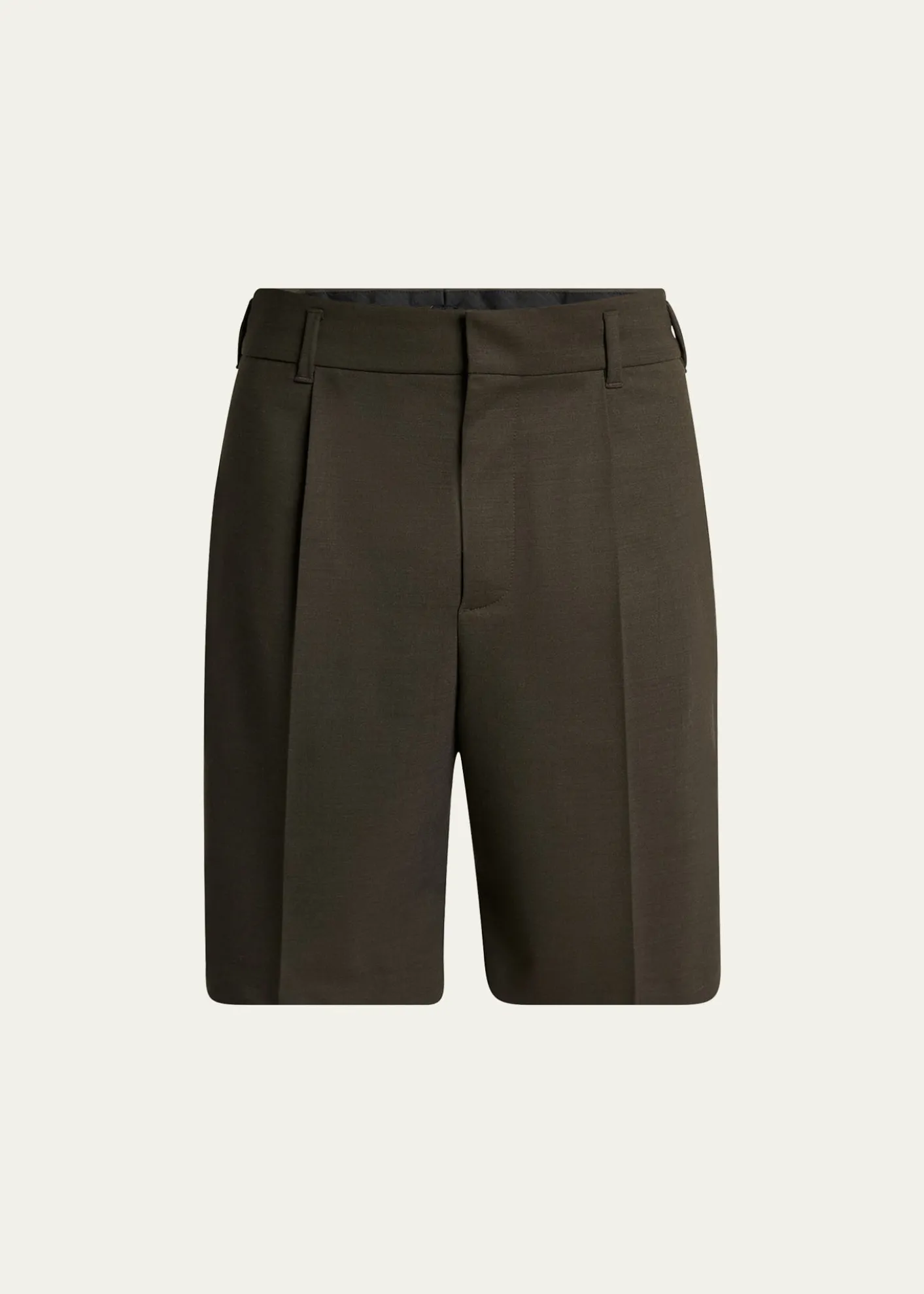 JacquemusMen's Relaxed Single-Pleated Shorts