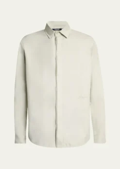JacquemusMen's Simon Cotton Herringbone Sport Shirt