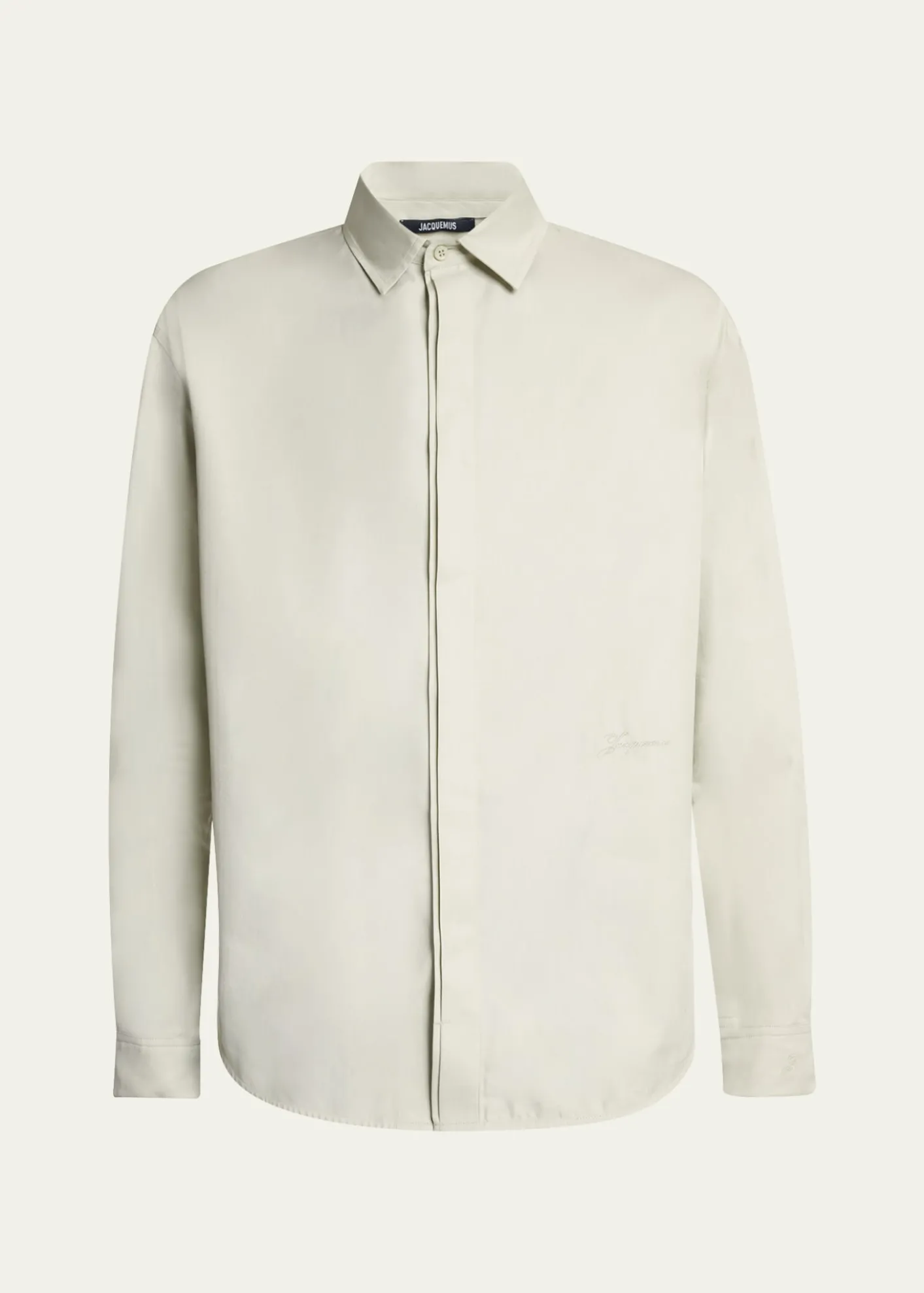JacquemusMen's Simon Cotton Herringbone Sport Shirt
