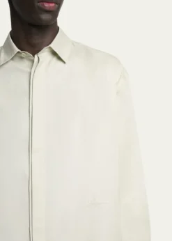 JacquemusMen's Simon Cotton Herringbone Sport Shirt