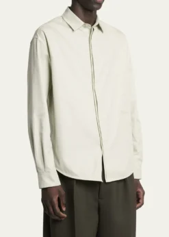 JacquemusMen's Simon Cotton Herringbone Sport Shirt