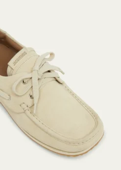 JacquemusMoc-Toe Leather Boat Shoes