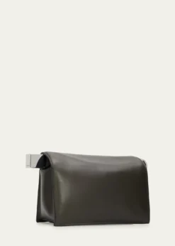 JacquemusRonde Carré Leather Clutch