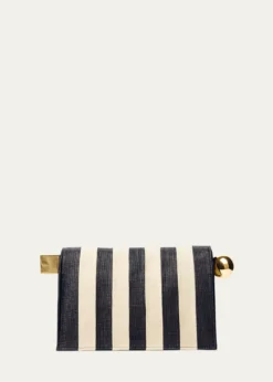 JacquemusThe Rond Carré Stripe Clutch