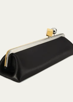 JacquemusThe Salon Leather Pochette Clutch Bag