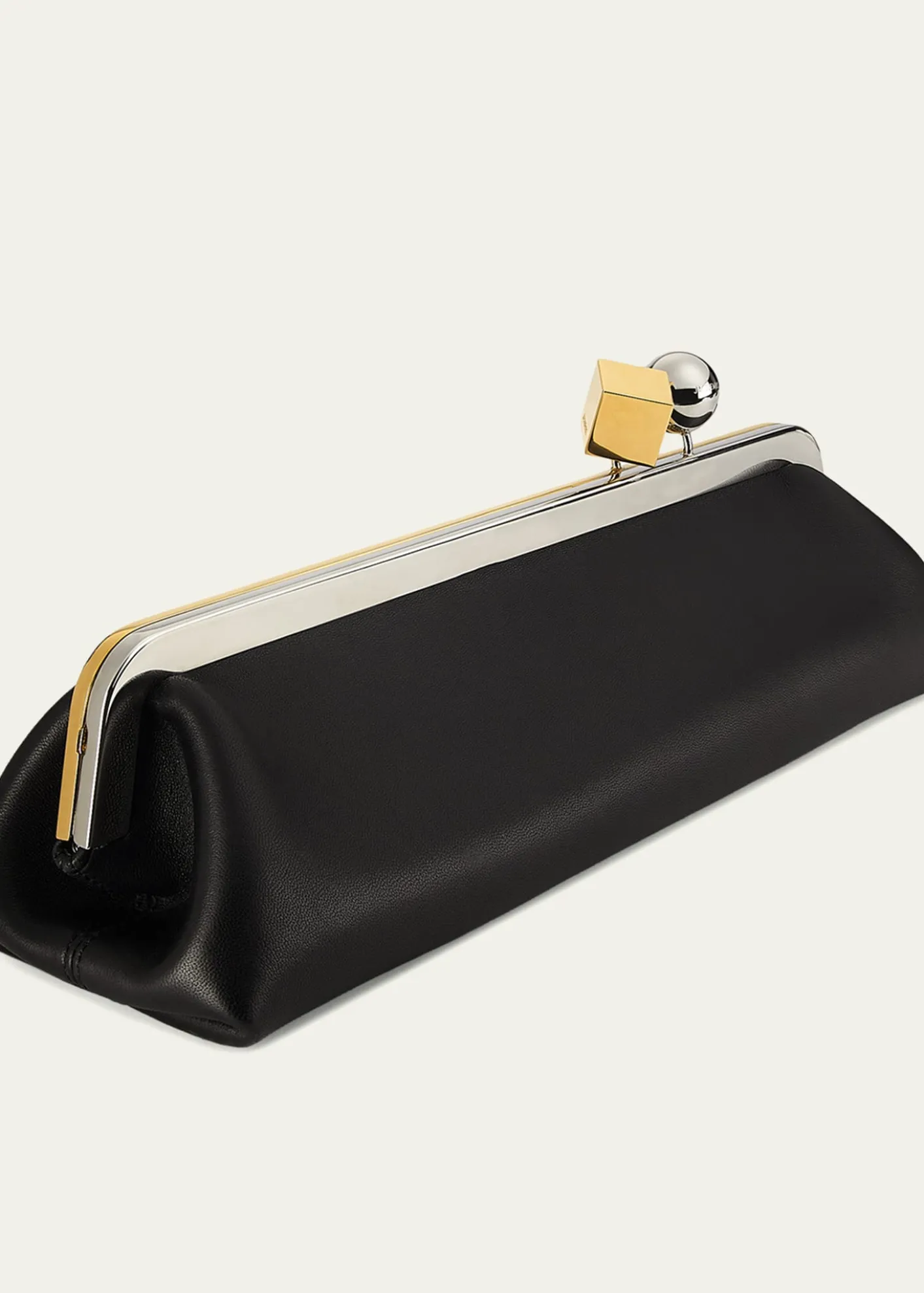 JacquemusThe Salon Leather Pochette Clutch Bag