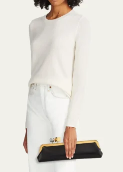 JacquemusThe Salon Leather Pochette Clutch Bag