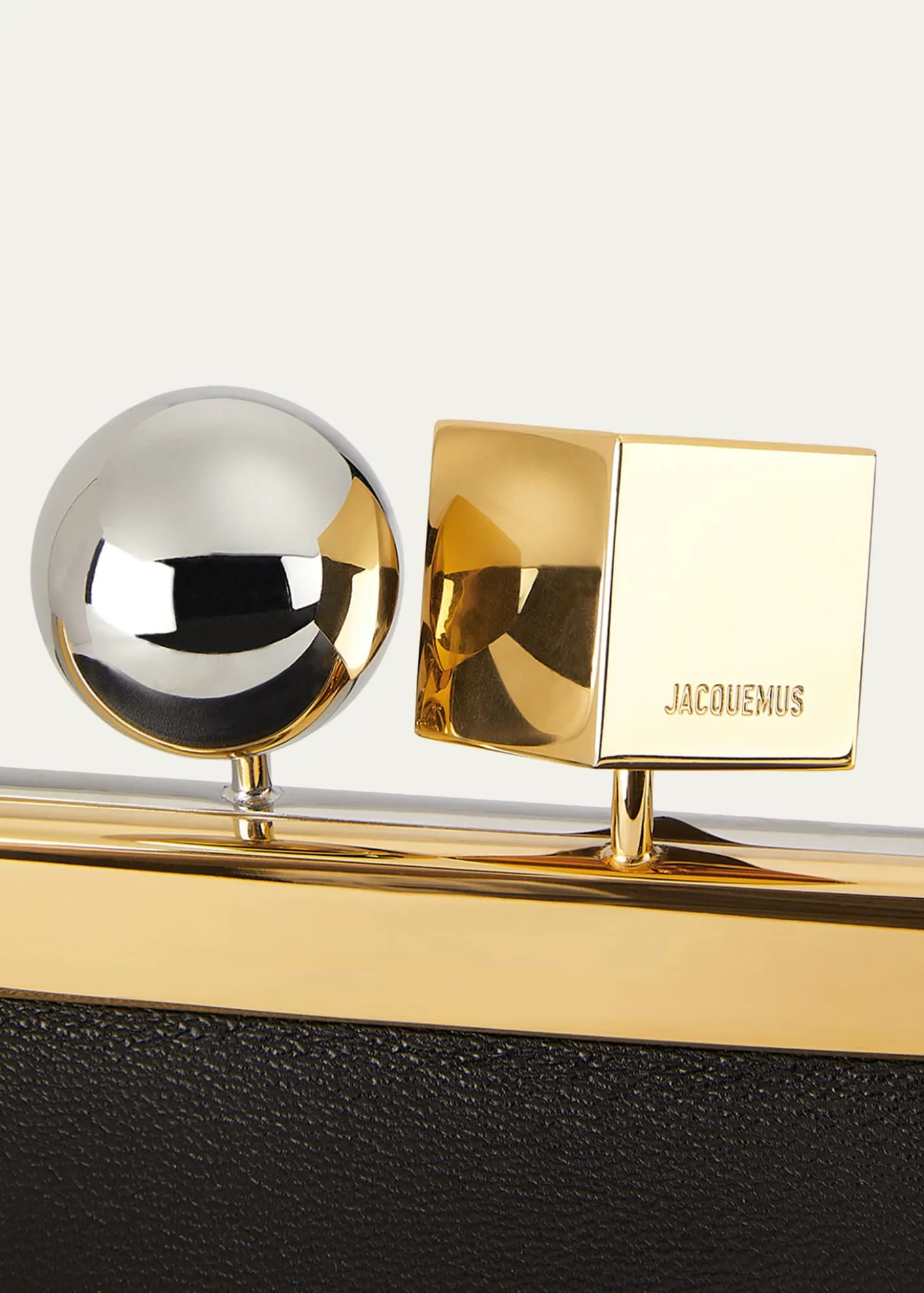 JacquemusThe Salon Leather Pochette Clutch Bag