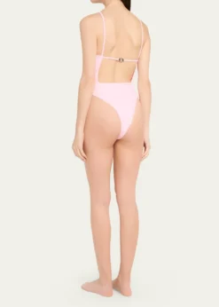 JacquemusThe Sole Open-Back One-Piece Swimsuit