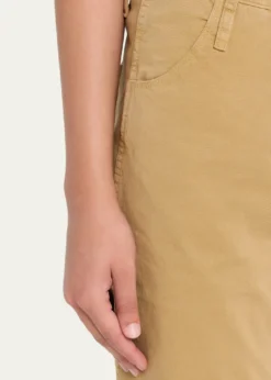 Jamie HallerThe Hammer Loop Barrel-Leg Crop Carpenter Pants