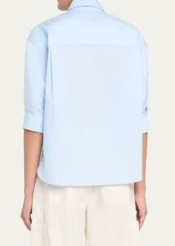 Jamie HallerThe Popover Cotton Poplin Shirt