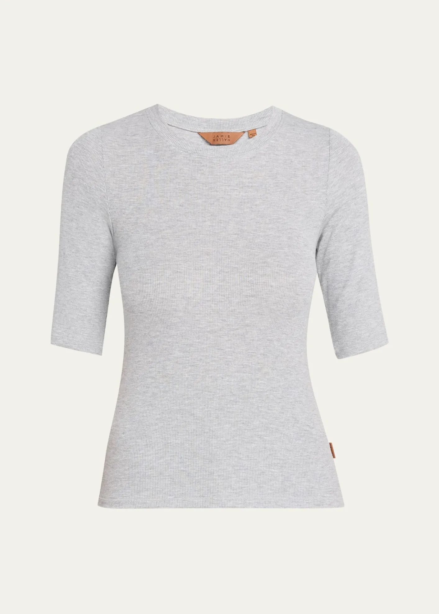 Jamie HallerThe Rib Elbow Crewneck T-Shirt