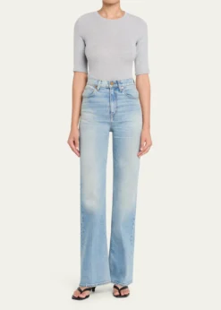 Jamie HallerThe Rib Elbow Crewneck T-Shirt