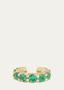 Jamie Wolf18K Yellow Gold Emerald Ear Cuff, Single