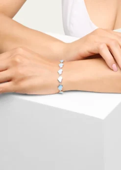 Jan LeslieAll Around Heart Mother-Of-Pearl Bracelet