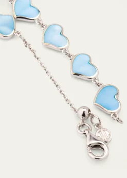 Jan LeslieAll Around Heart Mother-Of-Pearl Bracelet