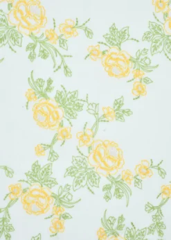 Janavi IndiaColorful Floral Merino Wool & Silk Scarf