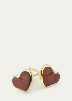 Jan LeslieHeart Stud Earrings