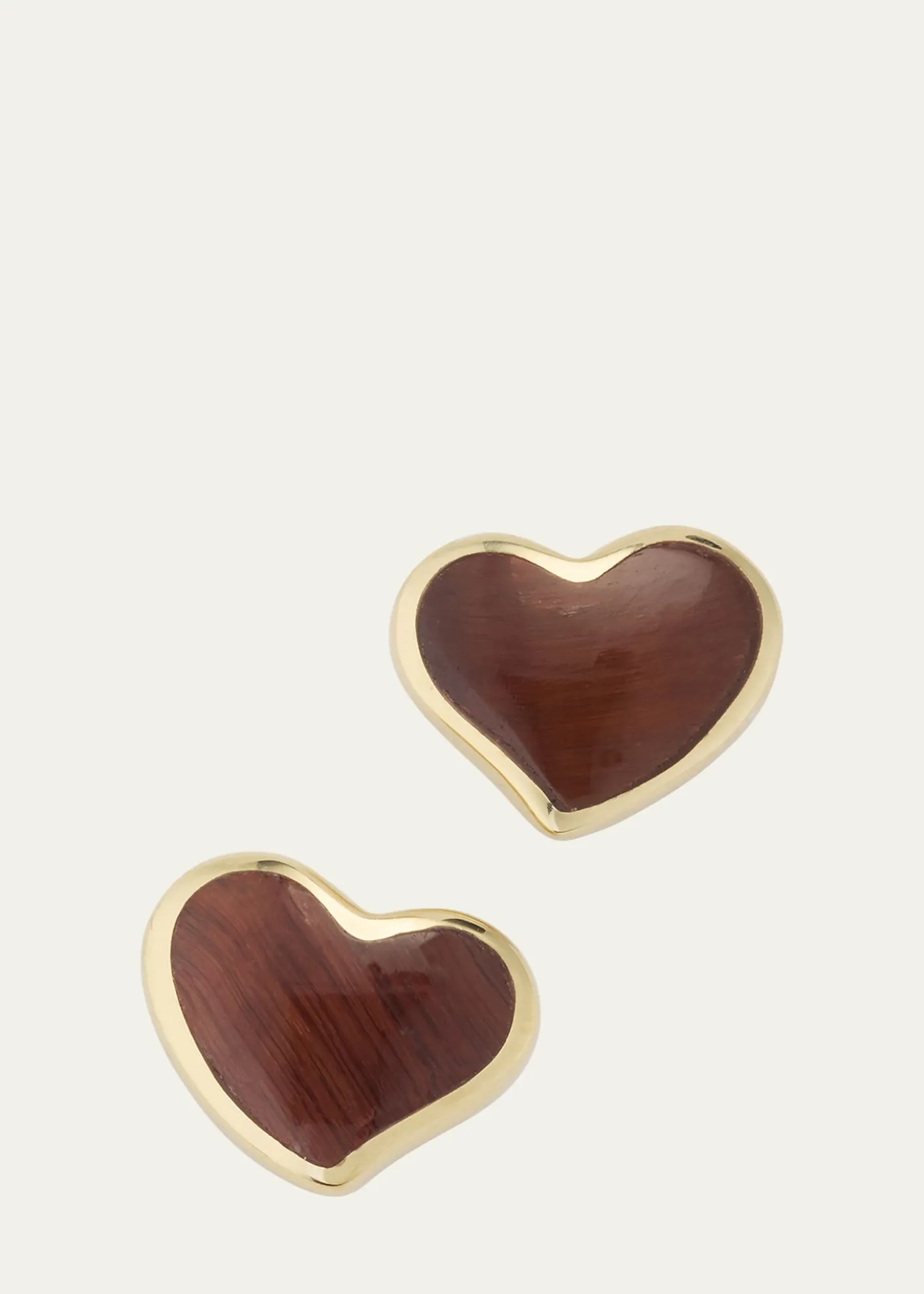 Jan LeslieHeart Stud Earrings