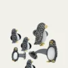Jan LeslieMarcasite Penguin Cuff Links Studs Set