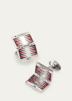 Jan LeslieMen's Backgammon Cufflinks