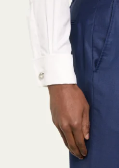 Jan LeslieMen's Horseshoe Enamel Flip Cufflinks