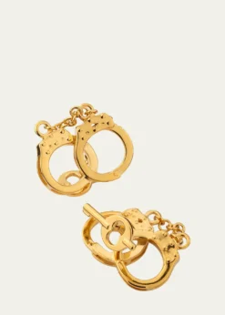 Jan LeslieMen's 18K Gold Vermeil Handcuff Cufflinks