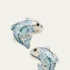 Jan LeslieMen's Koi Fish Mother-of-Pearl Cufflinks