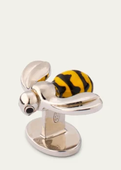 Jan LeslieMen's Sterling Silver Bee Tuxedo Stud Set