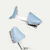 Jan LeslieMovable Shark Face Cuff Links