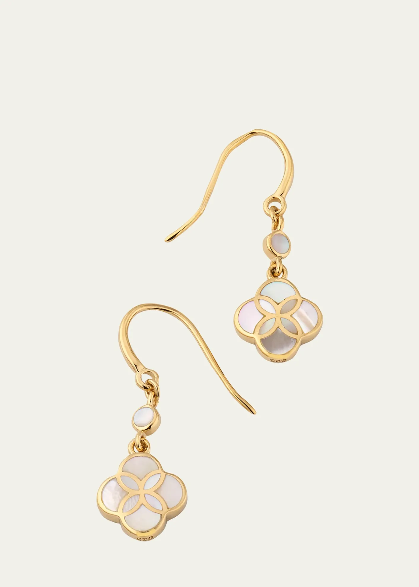 Jan LesliePetal Gemstone Drop Earrings