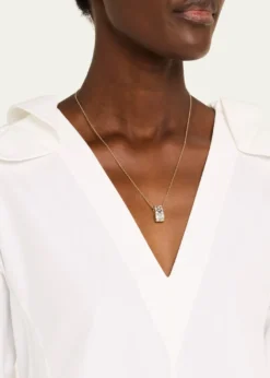 Jan LesliePetal Mother of Pearl Pendant Necklace
