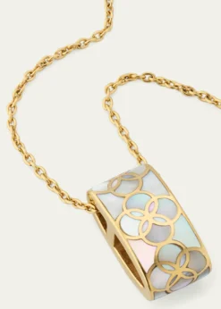 Jan LesliePetal Mother of Pearl Pendant Necklace