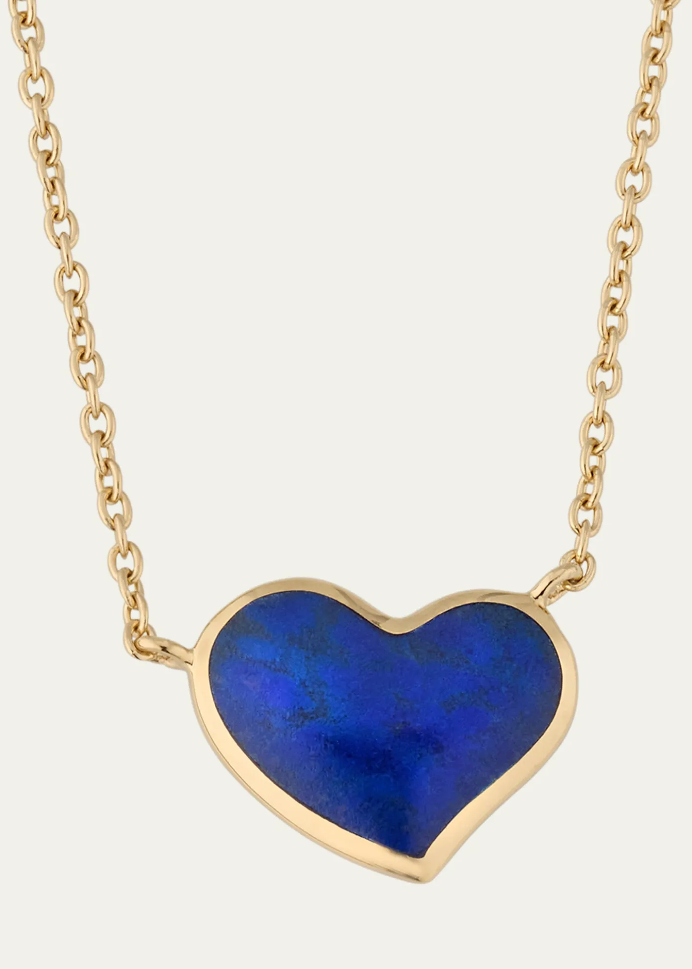 Jan LeslieSingle Heart Gemstone Pendant Necklace, 18"L