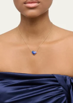 Jan LeslieSingle Heart Gemstone Pendant Necklace, 18