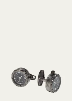 Jan LeslieSterling Silver Watch Cuff Links