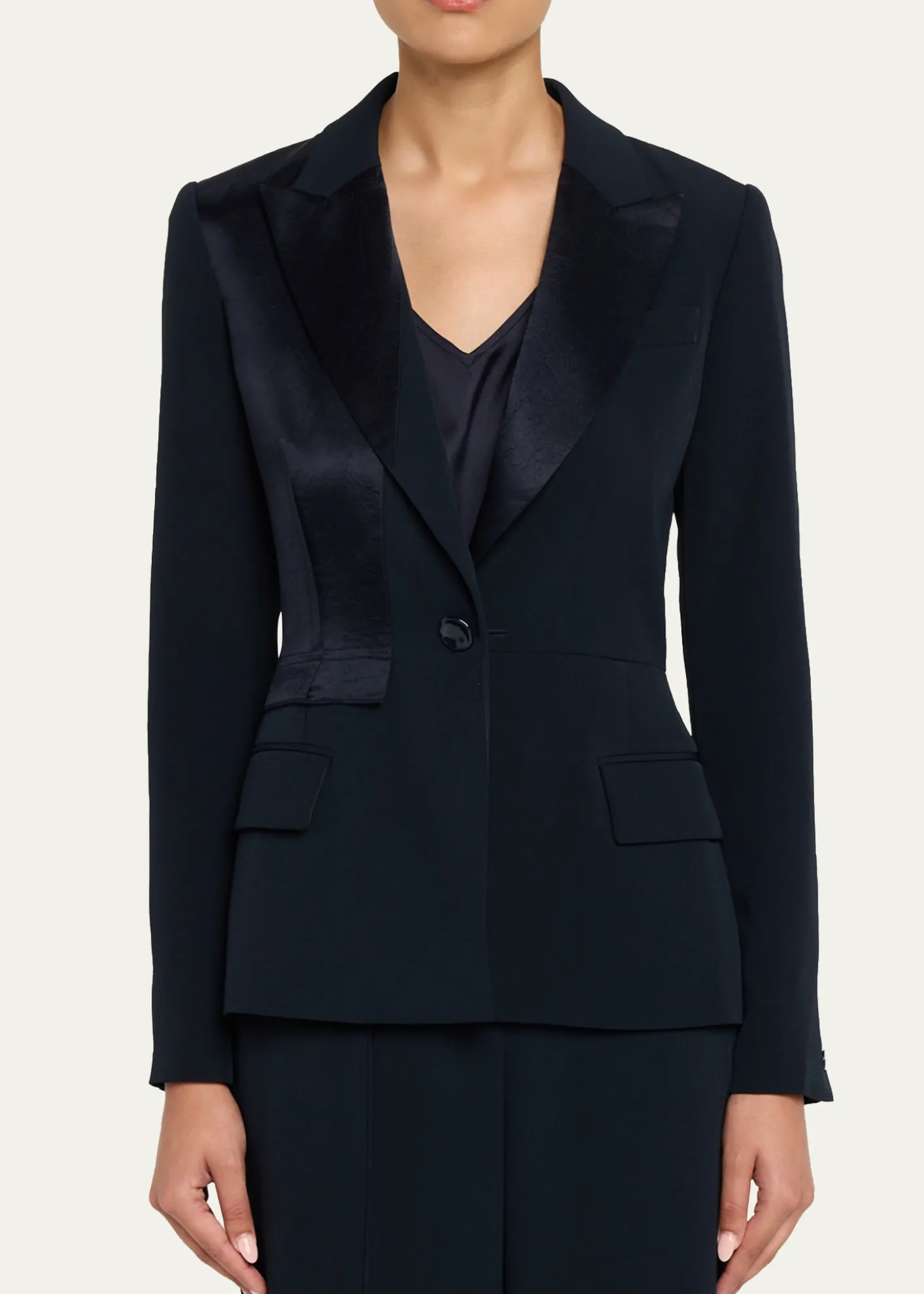 Jason Wu CollectionTailored Satin-Trim Blazer