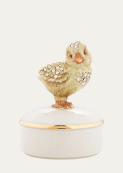 Jay StrongwaterChick Porcelain Box