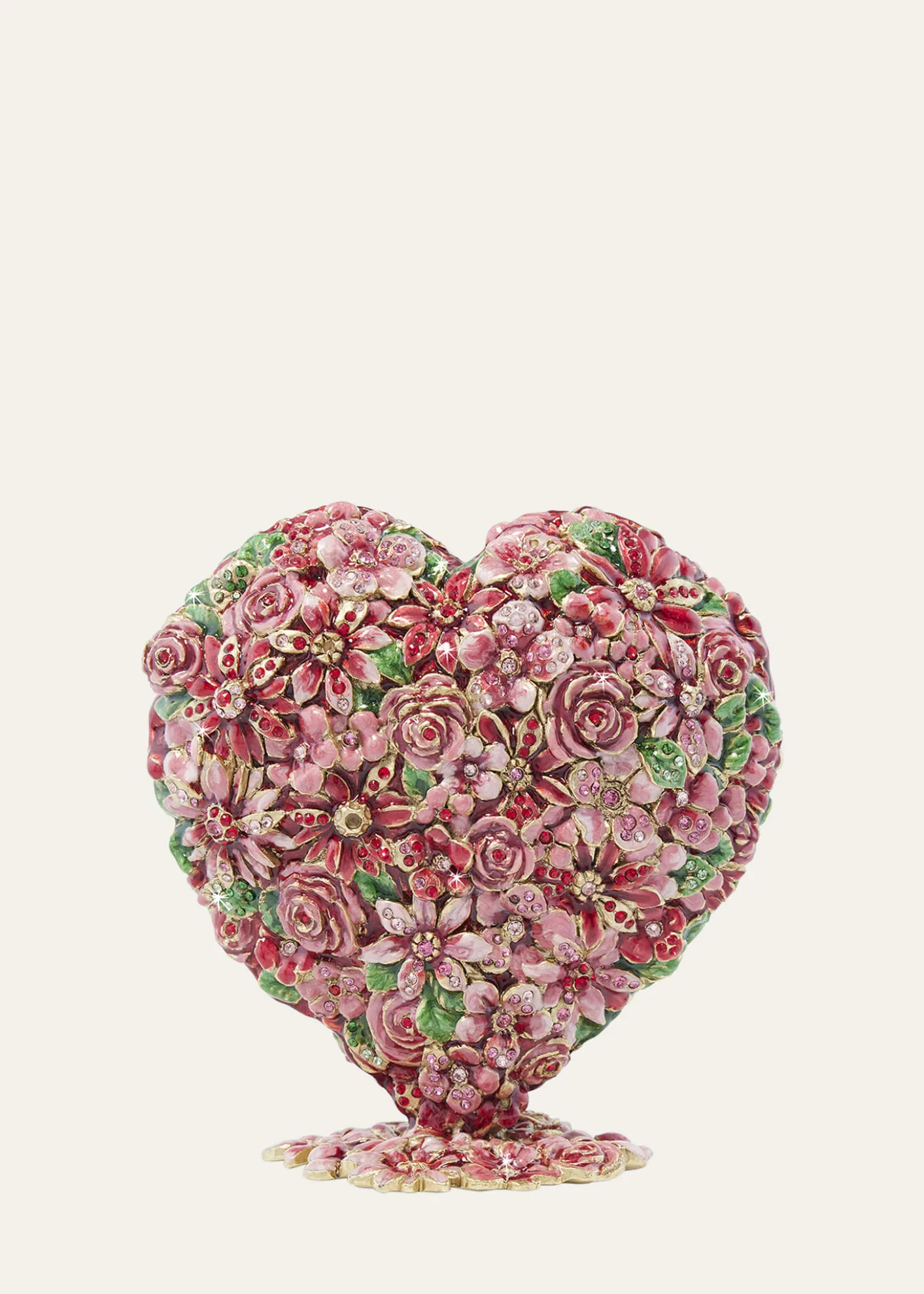 Jay StrongwaterFloral Heart Objet