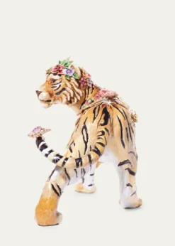 Jay StrongwaterTiger with Flower Crown Figure