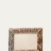Jay Strongwater5" x 7" Mixed Animal-Print Picture Frame
