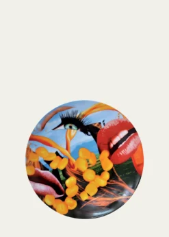Jeff Koons X BernardaudLips Commemorative Plate