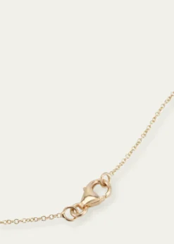 Jennifer Meyer18k Gold Mini Wishbone Chain Bracelet on a 14k Chain
