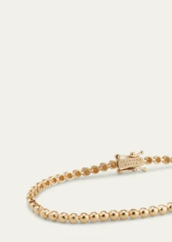 Jennifer Meyer18k Mini Bezel Tennis Bracelet