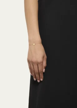 Jennifer Meyer18k Yellow Gold Mini Clover Chain Bracelet
