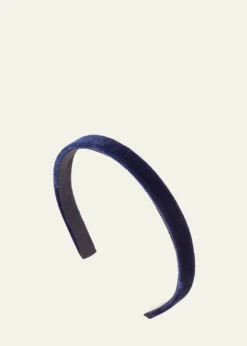 Jennifer BehrLacey Velvet Silk Skinny Headband