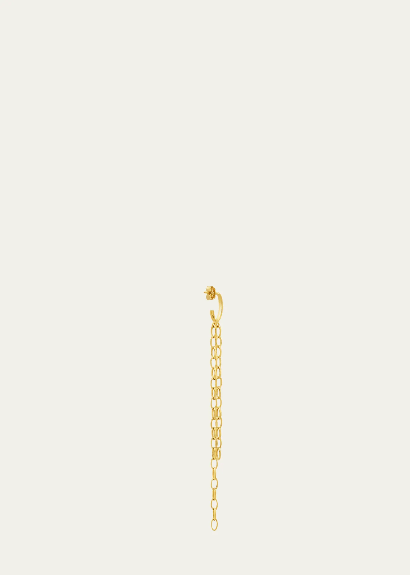 Jennifer MeyerEdith Link Stud Earrings with Edith Link Fringe